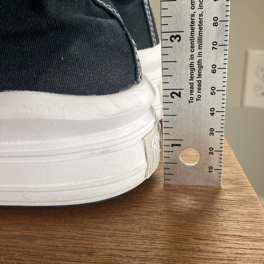 Converse All Star Chuck Taylor Move Black Platform High Tops Sneakers, Women’s 5 - Picture 15 of 16